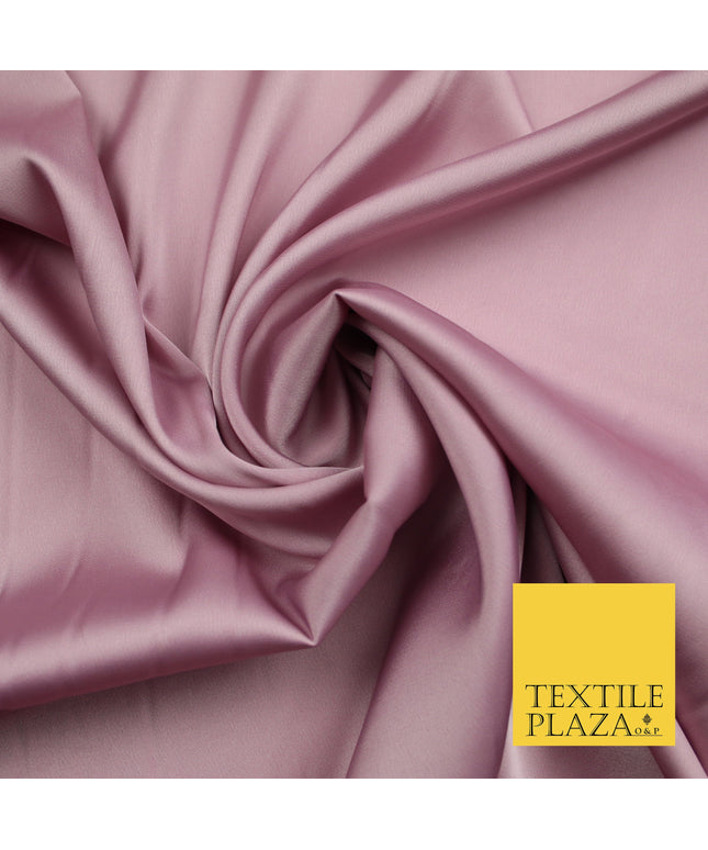Lavender Pink Fine Silky Smooth Liquid Sateen Satin Dress Fabric Drape Lining Material 7850