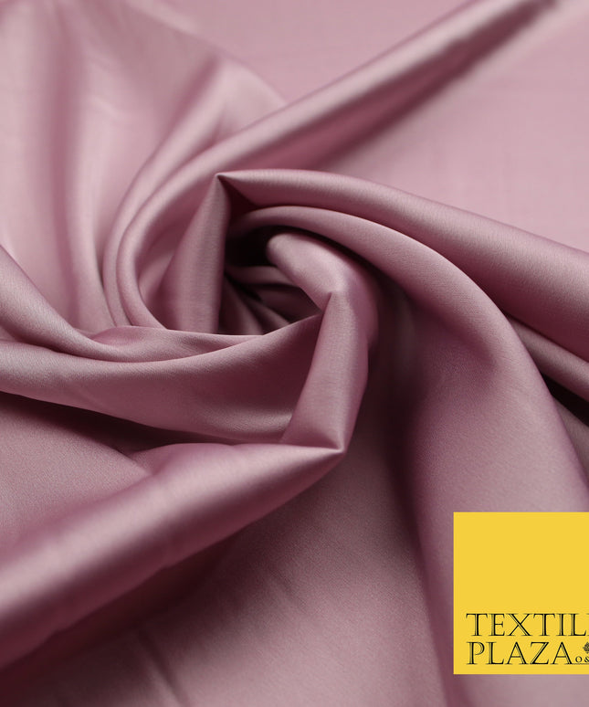 Lavender Pink Fine Silky Smooth Liquid Sateen Satin Dress Fabric Drape Lining Material 7850
