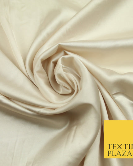 Light Champagne Fine Silky Smooth Liquid Sateen Satin Dress Fabric Drape Lining Material 7821