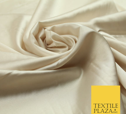 Light Champagne Fine Silky Smooth Liquid Sateen Satin Dress Fabric Drape Lining Material 7821