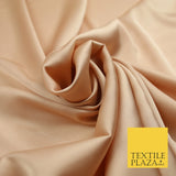 Light Peach Fine Silky Smooth Liquid Sateen Satin Dress Fabric Drape Lining Material 7825