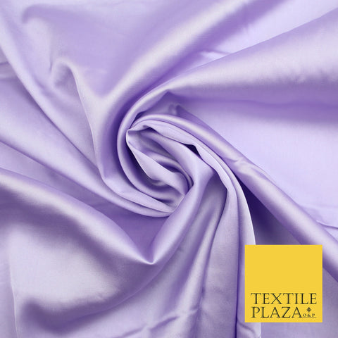 Lilac Fine Silky Smooth Liquid Sateen Satin Dress Fabric Drape Lining Material 7856