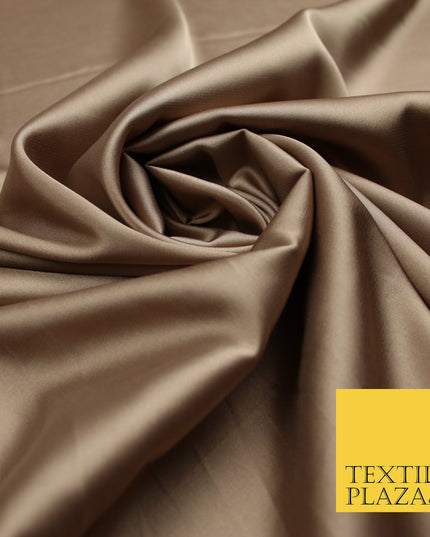 Mink Fine Silky Smooth Liquid Sateen Satin Dress Fabric Drape Lining Material 7830