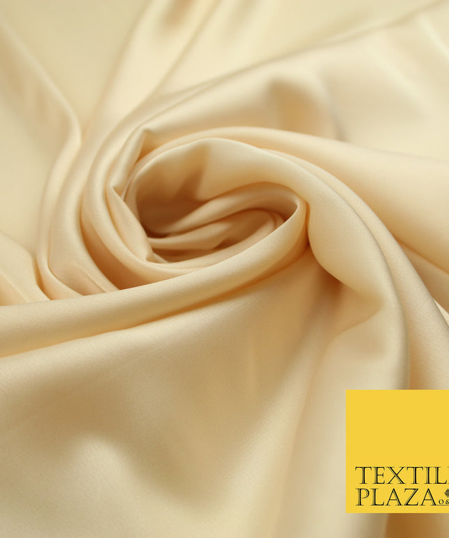 Nude Fine Silky Smooth Liquid Sateen Satin Dress Fabric Drape Lining Material 7823