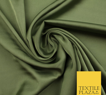 Sage Green Fine Silky Smooth Liquid Sateen Satin Dress Fabric Drape Lining Material 7898
