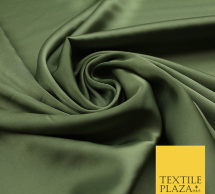 Sage Green Fine Silky Smooth Liquid Sateen Satin Dress Fabric Drape Lining Material 7898