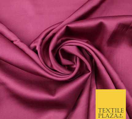 Vintage Pink Fine Silky Smooth Liquid Sateen Satin Dress Fabric Drape Lining Material 7872