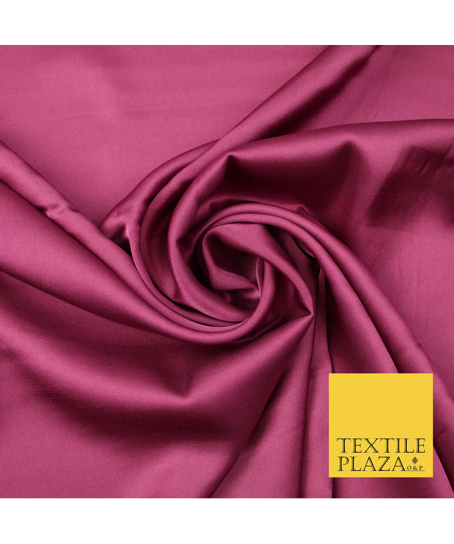 Vintage Pink Fine Silky Smooth Liquid Sateen Satin Dress Fabric Drape Lining Material 7872