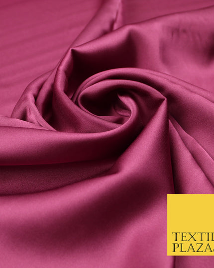 Vintage Pink Fine Silky Smooth Liquid Sateen Satin Dress Fabric Drape Lining Material 7872