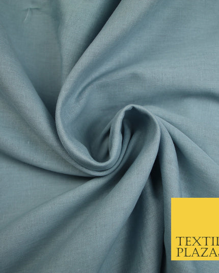 Blue Grey - Full Voile 100% COTTON RUBIA Fabric Turban Sikh Dastaar Pagh Patka 3M - 5M - 6M - 7M 8039