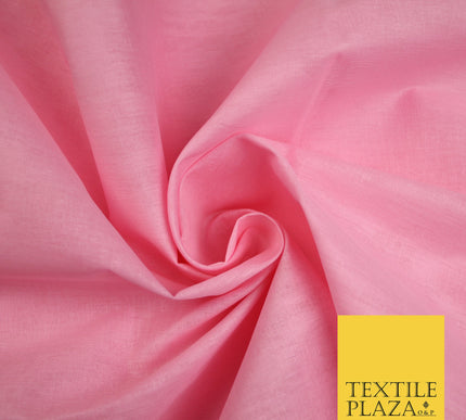 BABY PINK 2 - Full Voile 100% COTTON RUBIA Fabric Turban Sikh Dastaar Pagh Patka 3M - 5M - 6M - 7M 8100