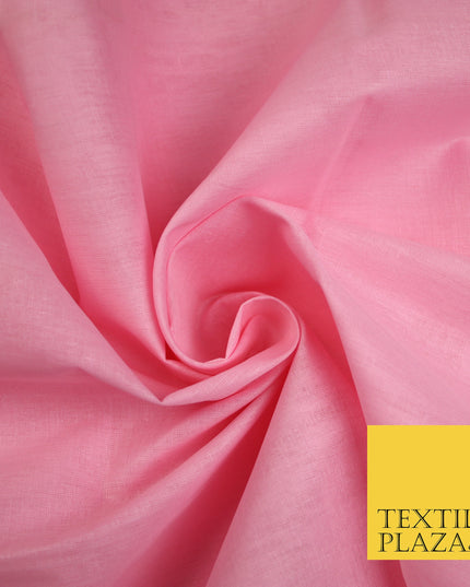 BABY PINK 2 - Full Voile 100% COTTON RUBIA Fabric Turban Sikh Dastaar Pagh Patka 3M - 5M - 6M - 7M 8100