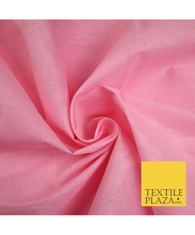 BABY PINK 2 - Full Voile 100% COTTON RUBIA Fabric Turban Sikh Dastaar Pagh Patka 3M - 5M - 6M - 7M 8100
