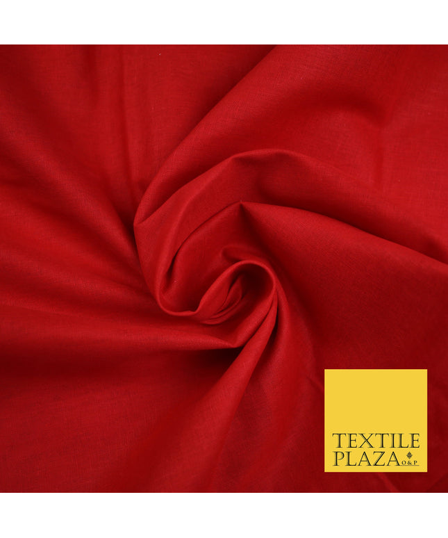 BRIDAL RED - Full Voile 100% COTTON RUBIA Fabric Turban Sikh Dastaar Pagh Patka 3M - 5M - 6M - 7M 8084