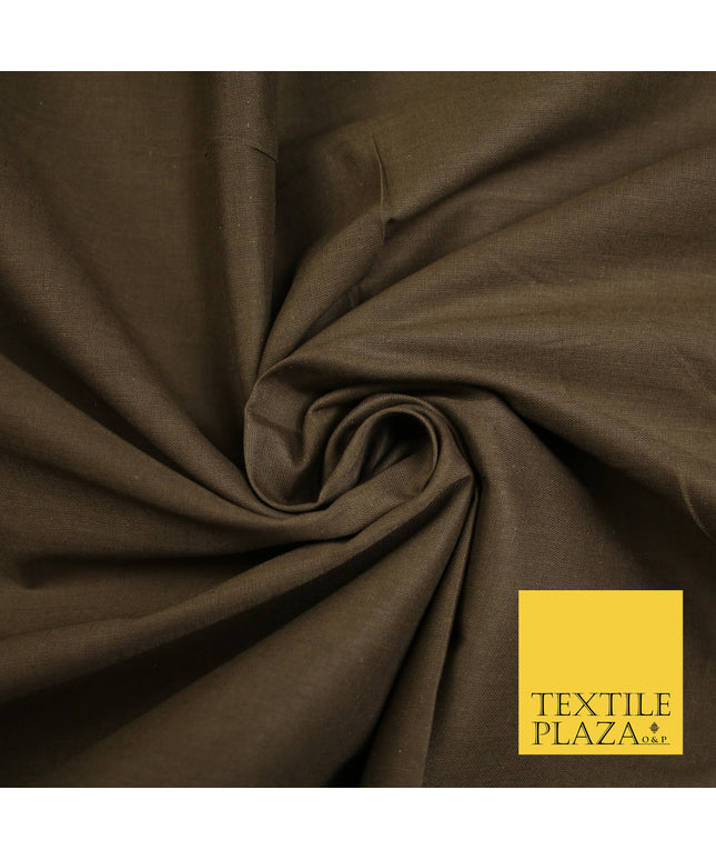 BROWN - Full Voile 100% COTTON RUBIA Fabric Turban Sikh Dastaar Pagh Patka 3M - 5M - 6M - 7M 8158