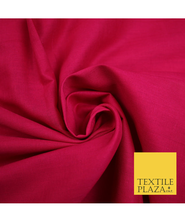 BRIGHT MAGENTA - Full Voile 100% COTTON RUBIA Fabric Turban Sikh Dastaar Pagh Patka 3M - 5M - 6M - 7M 8095