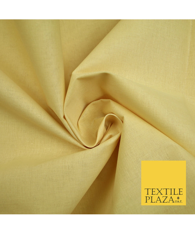 BUTTER GOLD - Full Voile 100% COTTON RUBIA Fabric Turban Sikh Dastaar Pagh Patka 3M - 5M - 6M - 7M 8056