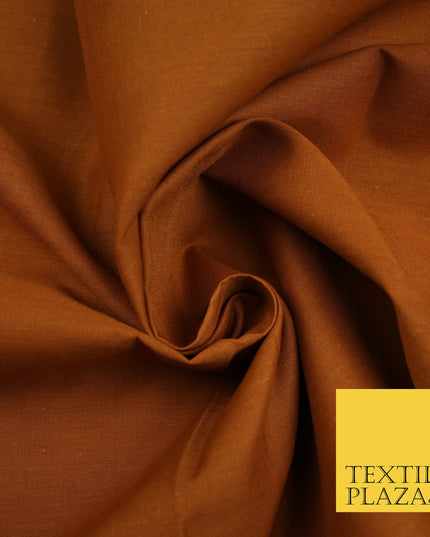 BURNT ORANGE - Full Voile 100% COTTON RUBIA Fabric Turban Sikh Dastaar Pagh Patka 3M - 5M - 6M - 7M 8067