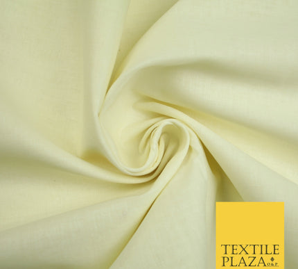 BUTTERCREAM - Full Voile 100% COTTON RUBIA Fabric Turban Sikh Dastaar Pagh Patka 3M - 5M - 6M - 7M 8044