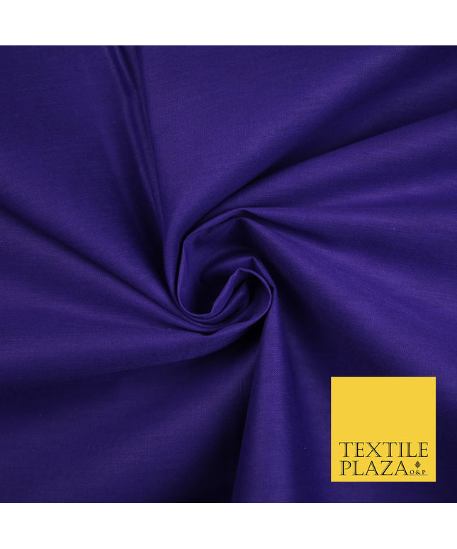 CADBURY PURPLE - Full Voile 100% COTTON RUBIA Fabric Turban Sikh Dastaar Pagh Patka 3M - 5M - 6M - 7M 8117