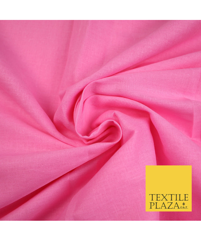 CANDY PINK - Full Voile 100% COTTON RUBIA Fabric Turban Sikh Dastaar Pagh Patka 3M - 5M - 6M - 7M 8098