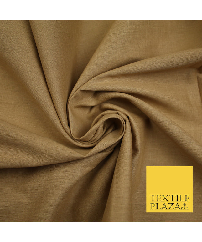 CARAMEL GOLD - Full Voile 100% COTTON RUBIA Fabric Turban Sikh Dastaar Pagh Patka 3M - 5M - 6M - 7M 8061