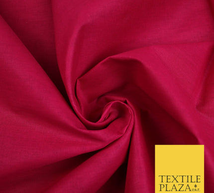 CERISE PINK - Full Voile 100% COTTON RUBIA Fabric Turban Sikh Dastaar Pagh Patka 3M - 5M - 6M - 7M 8096
