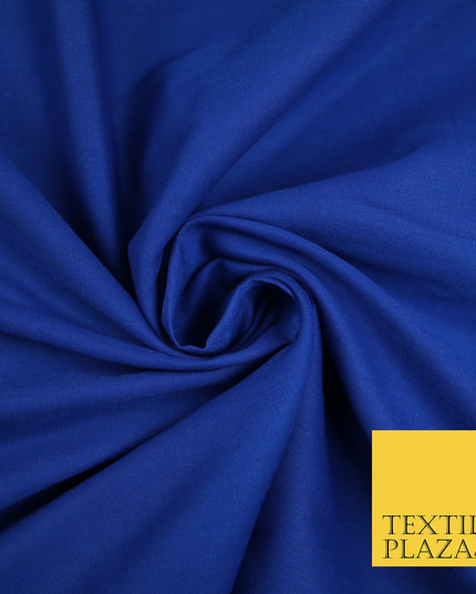 COBALT BLUE - Full Voile 100% COTTON RUBIA Fabric Turban Sikh Dastaar Pagh Patka 3M - 5M - 6M - 7M 8121
