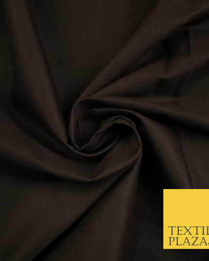 DARK CHOCOLATE BROWN - Full Voile 100% COTTON RUBIA Fabric Turban Sikh Dastaar Pagh Patka 3M - 5M - 6M - 7M 8159