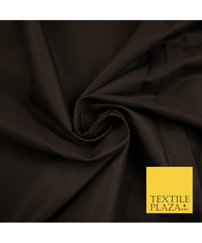 DARK CHOCOLATE BROWN - Full Voile 100% COTTON RUBIA Fabric Turban Sikh Dastaar Pagh Patka 3M - 5M - 6M - 7M 8159