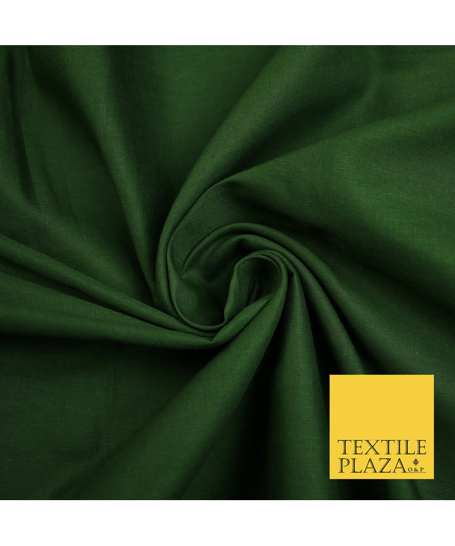 DARK GREEN - Full Voile 100% COTTON RUBIA Fabric Turban Sikh Dastaar Pagh Patka 3M - 5M - 6M - 7M 8151