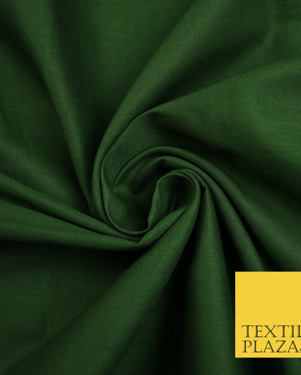 DARK GREEN - Full Voile 100% COTTON RUBIA Fabric Turban Sikh Dastaar Pagh Patka 3M - 5M - 6M - 7M 8151