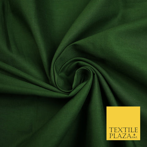 DARK GREEN - Full Voile 100% COTTON RUBIA Fabric Turban Sikh Dastaar Pagh Patka 3M - 5M - 6M - 7M 8151