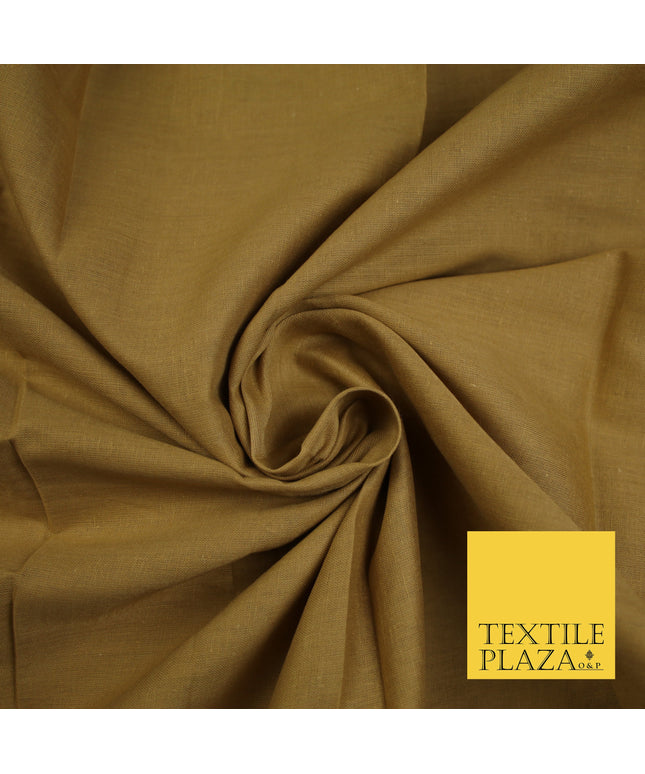 DARK GOLD - Full Voile 100% COTTON RUBIA Fabric Turban Sikh Dastaar Pagh Patka 3M - 5M - 6M - 7M 8063