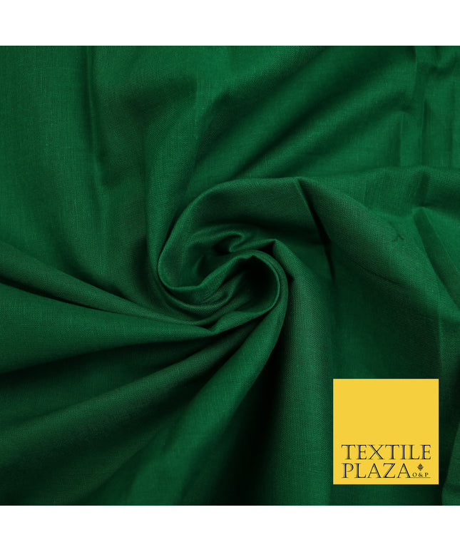 DARK GREEN 2 - Full Voile 100% COTTON RUBIA Fabric Turban Sikh Dastaar Pagh Patka 3M - 5M - 6M - 7M 8152