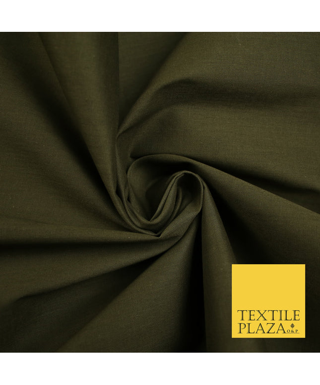 DARK OLIVE GREEN - Full Voile 100% COTTON RUBIA Fabric Turban Sikh Dastaar Pagh Patka 3M - 5M - 6M - 7M 8157