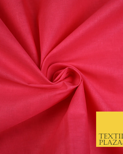 FLAMINGO PINK - Full Voile 100% COTTON RUBIA Fabric Turban Sikh Dastaar Pagh Patka 3M - 5M - 6M - 7M 8174