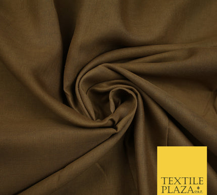 GINGER BROWN - Full Voile 100% COTTON RUBIA Fabric Turban Sikh Dastaar Pagh Patka 3M - 5M - 6M - 7M 8065