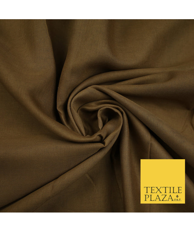 GINGER BROWN - Full Voile 100% COTTON RUBIA Fabric Turban Sikh Dastaar Pagh Patka 3M - 5M - 6M - 7M 8065