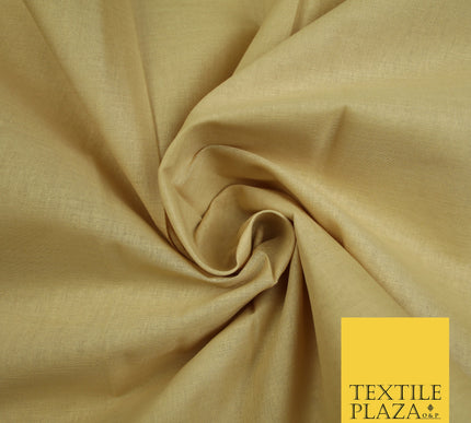 GOLD - Full Voile 100% COTTON RUBIA Fabric Turban Sikh Dastaar Pagh Patka 3M - 5M - 6M - 7M 8053