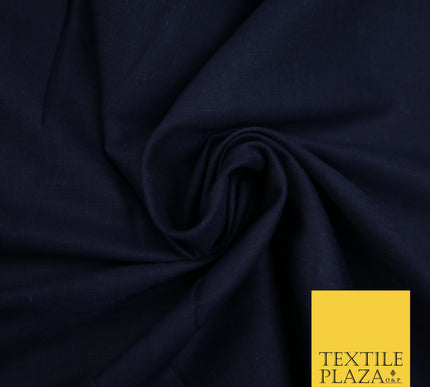 Ink Navy - Full Voile 100% COTTON RUBIA Fabric Turban Sikh Dastaar Pagh Patka 3M - 5M - 6M - 7M 8032