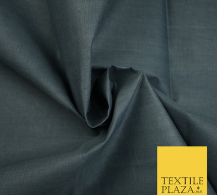 Grey - Full Voile 100% COTTON RUBIA Fabric Turban Sikh Dastaar Pagh Patka 3M - 5M - 6M - 7M 8036