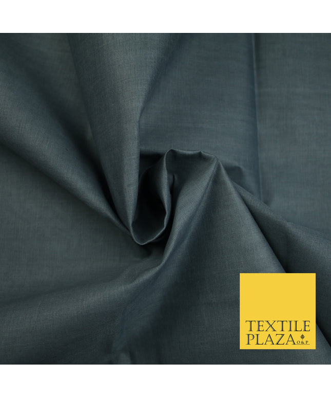 Grey - Full Voile 100% COTTON RUBIA Fabric Turban Sikh Dastaar Pagh Patka 3M - 5M - 6M - 7M 8036
