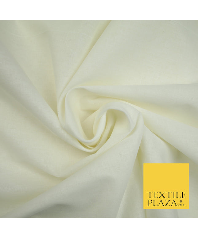 IVORY - Full Voile 100% COTTON RUBIA Fabric Turban Sikh Dastaar Pagh Patka 3M - 5M - 6M - 7M 8042