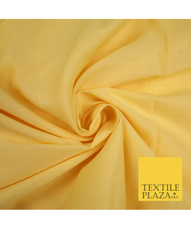 LEMON - Full Voile 100% COTTON RUBIA Fabric Turban Sikh Dastaar Pagh Patka 3M - 5M - 6M - 7M 8175