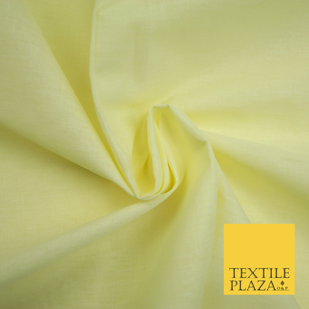 LEMON CREAM - Full Voile 100% COTTON RUBIA Fabric Turban Sikh Dastaar Pagh Patka 3M - 5M - 6M - 7M 8045