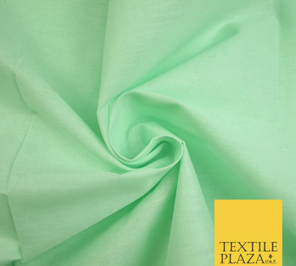 LIGHT MINT GREEN - Full Voile 100% COTTON RUBIA Fabric Turban Sikh Dastaar Pagh Patka 3M - 5M - 6M - 7M 8136