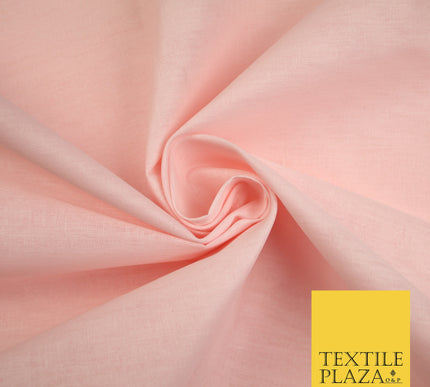 LIGHT PEACH - Full Voile 100% COTTON RUBIA Fabric Turban Sikh Dastaar Pagh Patka 3M - 5M - 6M - 7M 8107