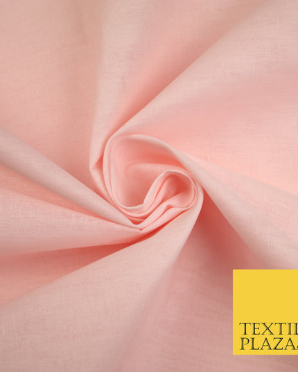 LIGHT PEACH - Full Voile 100% COTTON RUBIA Fabric Turban Sikh Dastaar Pagh Patka 3M - 5M - 6M - 7M 8107