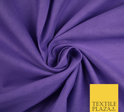 LIGHT PURPLE - Full Voile 100% COTTON RUBIA Fabric Turban Sikh Dastaar Pagh Patka 3M - 5M - 6M - 7M 8115